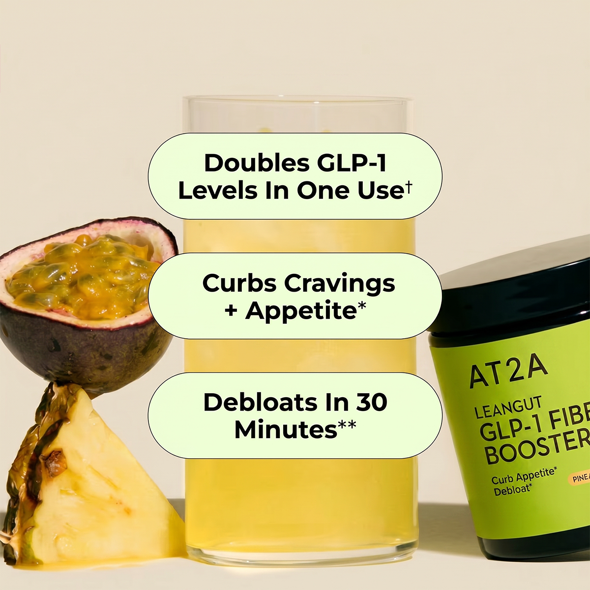 AT2A Flatter Me Fiber GLP-1 Booster