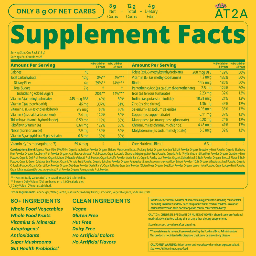 AT2A Kids Superfood Gummies