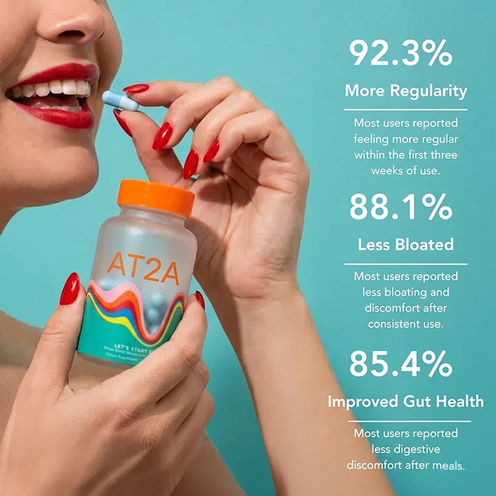 AT2A Daily Capsules for Smooth, Stress-Free Poops